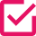 赤いチェックマーク